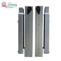 Glissières télescopiques en aluminium robustes pour table extensible, quincaillerie de mobilier pour table à manger