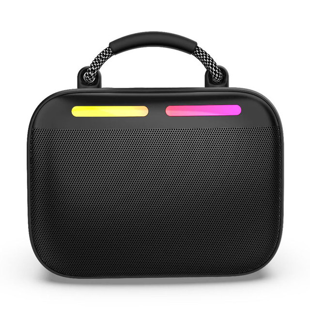 Small 2.5in RGB Ambient Light 10W Output IPX4 Waterproof for 5.2 TWS Mobile Phone Portable Outdoor Wireless Speaker AAC 1200mAh