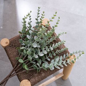 CallaFloral Artificial <b>Eucalyptus</b> Plant Single <b>Branch</b> Green Plastic Indoor Decor Wedding Craft INS Style - Product Image 1