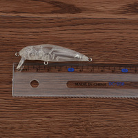 Corps de leurre de pêche Minnow vierge en plastique G31, 6,9 cm, 6,50 g, vente en gros