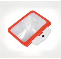Lupa plegable 3 en 1 con lupa de mesa LED fácil de llevar