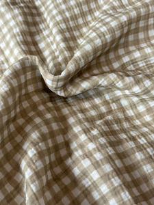 Tissu en mousseline <span class=keywords><strong>double</strong></span> couche 100 % <span class=keywords><strong>coton</strong></span>, doux et écologique, à faible MOQ, imprimé sur mesure pour vêtements <span class=keywords><strong>de</strong></span> bébé et textiles <span class=keywords><strong>de</strong></span> maison - Product Image 3