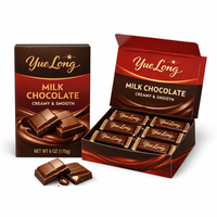 Boîte cadeau personnalisée pour l'emballage de chocolats, desserts et bonbons, avec finition UV et gaufrage