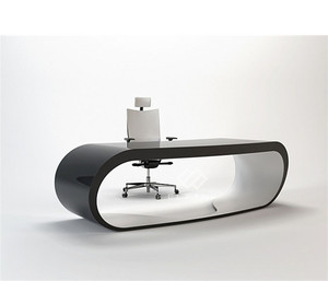 Elegante Juego de Escritorio de Oficina con Diseño Único para CEO, Escritorio de Oficina Semicircular Estilo <span class=keywords><strong>Google</strong></span> - Product Image 3
