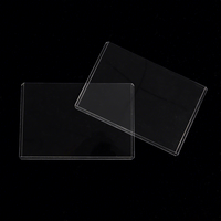 Porte-cartes Premium Personnalisable en PVC Transparent Avancé avec Protection RFID 35pt pour Cartes de Baseball et Cartes d'Identité Modèle 26