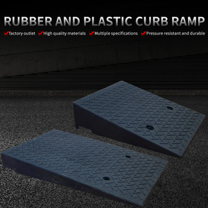 Offre Spéciale trafic extérieur Parking <span class=keywords><strong>voiture</strong></span> en caoutchouc trottoir rampes ralentisseurs pour seuil de chaussée rampe de bordure - Product Image 3