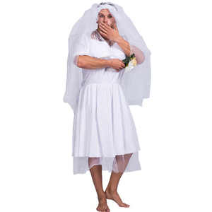 Costume de <span class=keywords><strong>mariée</strong></span> pour <span class=keywords><strong>homme</strong></span>-Robe de mariage pour célibataire-Costume d'Halloween Cosplay pour adultes-Meilleur produit - Product Image 1