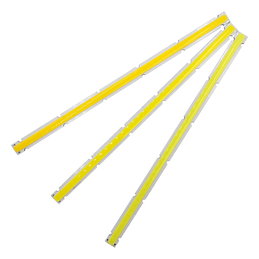 250mm COB LED Strip Lamp 10W 12V Warm Day Cool White 25cm LED Bar Lights for Work Lamps Car Decorative Lighting Bulbs DIY