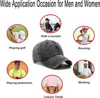 Casquette de baseball classique Wins Flying Custom à 6 panneaux en coton délavé et vieilli, broderie, pour femmes et hommes