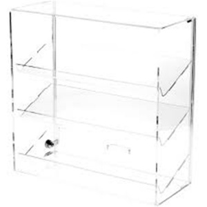 Transparent Eco-friendly Acrylic <b>Display</b> <b>Case</b> Tall PMMA Show Shelf with Customizable Color - Product Image 6