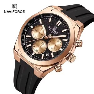 Orologio <span class=keywords><strong>da</strong></span> <span class=keywords><strong>Uomo</strong></span> NAVIFORCE, Sportivo di Lusso Multifunzione, Cronografo Originale, Impermeabile, al Quarzo, Regalo Maschile 8080 - Product Image 1