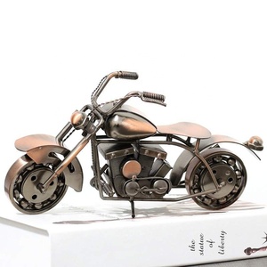 Modellino di Moto <span class=keywords><strong>Vintage</strong></span> in Ferro Fatto a Mano, Decorazione Creativa per la Casa, Nuova Decorazione Cinese per il Soggiorno - Product Image 3