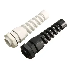 Pg Type Wire Flexible Nylon Cable Gland With Strain Relief Waterproof Cable Gland