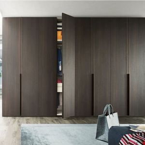 Modernos Diseños de Armarios de Dormitorio de Madera de Teca Blanca Personalizados, Clásicos, Simples, de MDF - Product Image 4