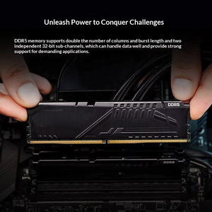 สำหรับ FU DDR5 4800/5200/6000/6400mhz 16gb/32G/64gb ผลิตในประเทศจีน สำหรับคอมพิวเตอร์ตั้งโต๊ะ โมดูลหน่วยความจำสำหรับเดสก์ท็อป โมดูลแรมเดสก์ท็อป - Product Image 1
