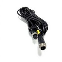 Connecteur d'aviation 4 broches mâle-femelle, prise circulaire pour caméra de voiture et câblage industriel