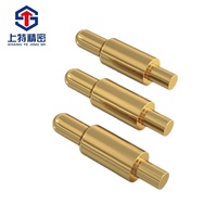 Shangte Brass Gold-plating Stock 2mm ~50mm Height Spring Loaded Pogo Pin Connector