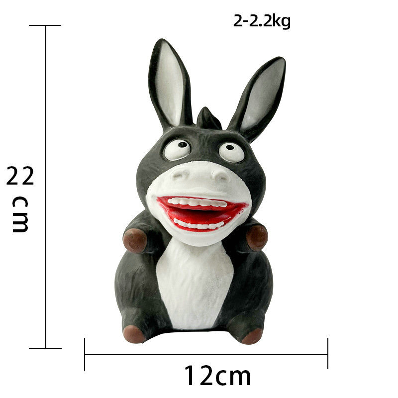 Asino nero di grandi dimensioni