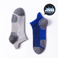 Course à pied bateau chaussettes respirant athlétique Sport mince Fitness professionnel hommes basket-ball cyclisme voyage chaussettes Sport course chaussettes