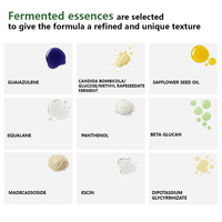 Huile de soin du visage fermentée au guaiac végétal en marque propre, crème apaisante réparatrice de la barrière cutanée, hydratant apaisant pour les peaux sensibles et sèches