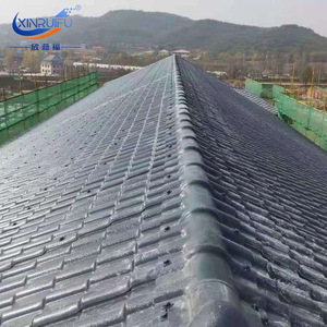 Xinruifu Synthetic Resin Roof Tiles 2.2mm 2.5mm 3.0mm Corrugated Chinese Style Heat Insulating Flame Retardant - Product Image 1