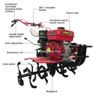 Machines agricoles Houe agricole Mini motoculteur agricole Micro motoculteur rotatif Désherbeur pour ferme