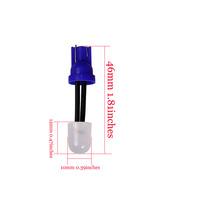 AC 6V 6.3V T10 W5W F10 led 패널 조명 유연한 와이어 다양한 색상 비 극성 핀볼 게임 기계 Led 전구