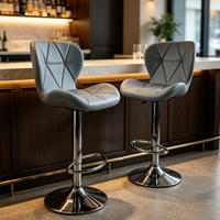 Chaise de bar commerciale pour hôtel, restaurant, mobilier de salle à manger, hauteur réglable, design pivotant, tabouret de bar pivotant pour cuisine