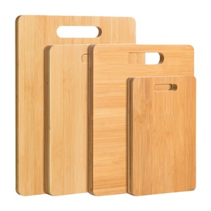 เขียงไม้ไผ่ทรงสี่เหลี่ยมผืนผ้า ขนาด 20x13 ซม. 25x19 ซม. 29x25 ซม. 35x28 ซม. สองด้าน สำหรับหั่นขนมปัง ผลไม้ ผัก ใช้ในครัว - Product Image 4
