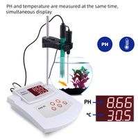 PHS-3C 2 en 1 testeur de PH analyseur de qualité de l'eau compteur d'acidité d'étalonnage automatique de bureau pour piscine d'aquarium de peau de laboratoire