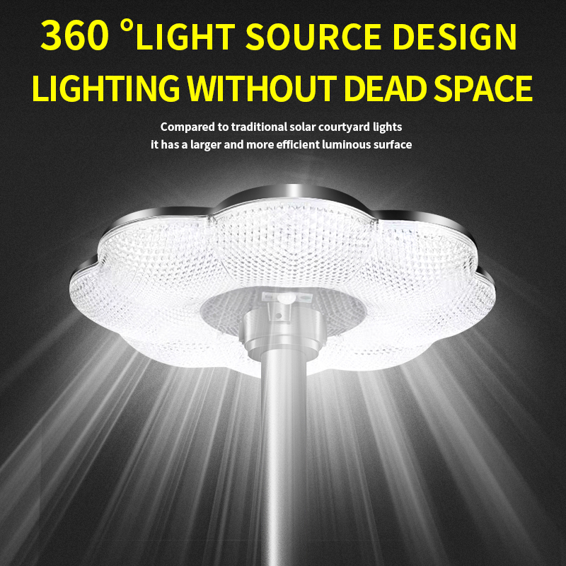 solar flood light warm white