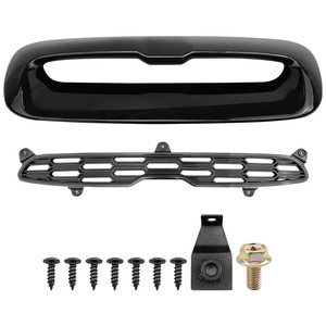 Rejilla de entrada de aire para capó mini 51132756095, negro piano, textura de fibra de carbono galvanizada para R55 R56 R57 - Product Image 3