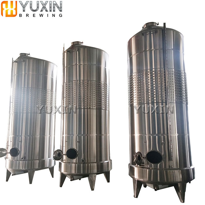 cuves de fermentation de vin d'usine de vinification