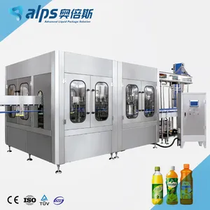 Production automatique de jus de fruits lait café thé jus liqueur boisson remplissage liquide machine de remplissage