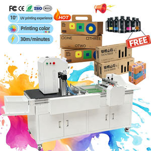 Impresora de una sola pasada para imprimir bolsas de papel, vasos, mini cajas de embalaje, cajas de pizza corrugadas y cartón, con cabezal de impresión de 1 HP. - Product Image 1