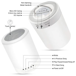 Altavoz Bluetooth Inteligente de 600 mAh y 3 W con Luces Táctiles de Colores y Activación por Aplausos, Precio al por Mayor - Product Image 4