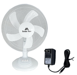 16-Inch 5 Lưỡi Xách Tay Có Thể Sạc Lại Bảng Fan Xoay Chải Động Cơ Cơ Khí Văn Phòng Nhà Xe RV Thiết Kế Thời Trang Nhựa - Product Image 4