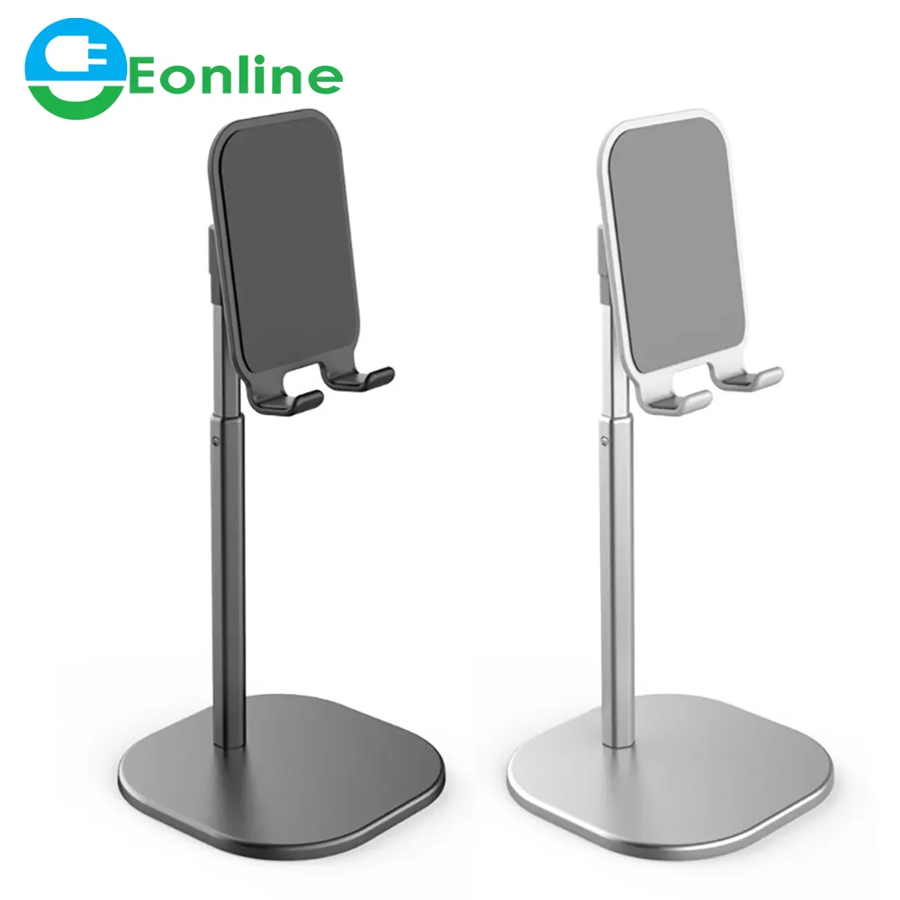 Suporte de mesa para tablet e iphone 15 ipad, suporte universal de metal telescópico ajustável em altura, suporte 3D OEM Eonline Li