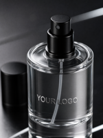 Parfum Pria Logo Kustom 100 ml Aroma Kayu Segar Teh Kulit Buah Bunga Semprotan Tahan Lama untuk Kantor Pesta