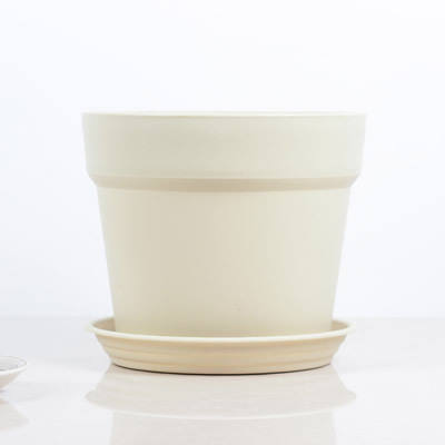 ถาดส่งอาหารสีเบจ