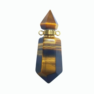 Pendentifs et breloques en pierre naturelle œil de tigre, anti-odeurs, vente en gros, mode - Product Image 3