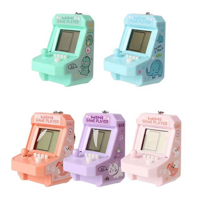 Mini Game Console Handheld Game Console Electronic Game Console Fun Birthday Keychain Children's Gift 2023 New Toys