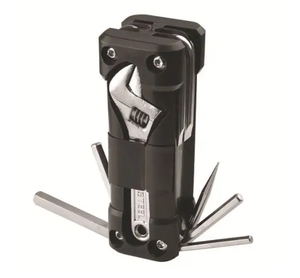 Kit de survie en plein air EDC personnalisé avec logo argenté 365g, ensemble d'outils multifonctions pour la réparation de vélos - Product Image 6