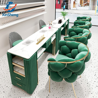 Table de manucure multifonctionnelle de haute qualité, blanche, sur mesure, avec tiroirs, pour les ongles, la beauté, le spa, le salon