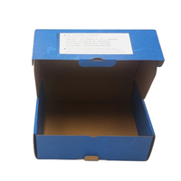 Boîte en carton ondulé recyclé personnalisable, prix négociable, avec impression dorée pour l'emballage de bijoux et de cadeaux