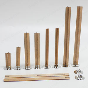 Vente en gros de mèche en bois personnalisée en forme de croix mèche de bougie en bois pour la fabrication de bougies - Product Image 6