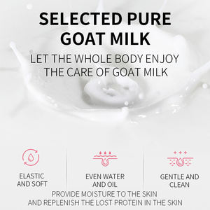 Gel douche hydratant naturel au collagène, lait de chèvre, soin de la peau soyeux, blanchissant, OEM - Product Image 5