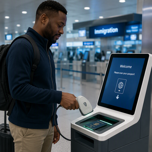 Lecteur de codes-barres portable personnalisé avec lecture de la zone de lecture des données (MRZ) du passeport pour les projets gouvernementaux d'identification et d'EKYC - Product Image 5