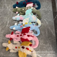 Collection JC – Jouets en peluche super doux, mignons, en forme de cœur rose et rouge, feuille d'érable, dragon, poupée de confort pour bébé, rembourrage en coton PP, 0-24 mois, anti-stress