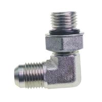 1JO9-OG Adaptor sambungan selang hidrolik pria benang Male siku 90 derajat 1JO9-OG konektor sambungan Adaptor Inggris Adaptor metrik